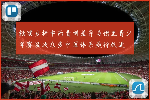 杨璞分析中西青训差异马德里青少年赛场次众多中国体系亟待改进